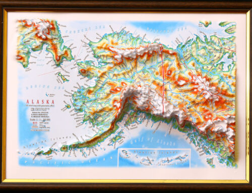 Alaska 3D gift map