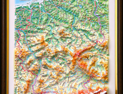 Germany 3D gift map