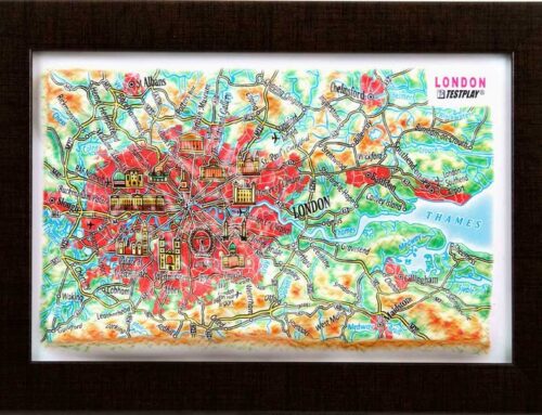 London 3D souvenir map