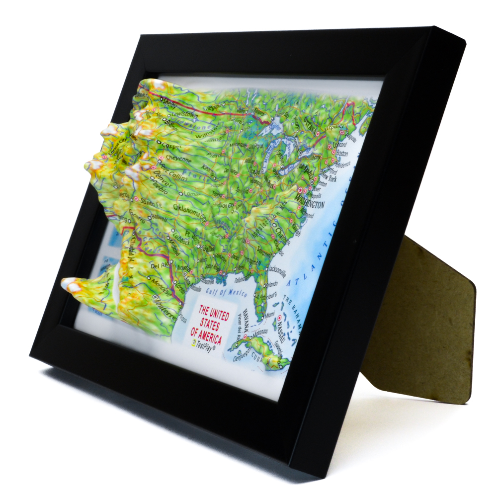 USA 3D ski resort map testplay