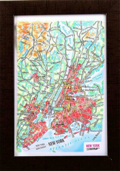 3d relief new york city souvenir map decor testplay 3d magnet fridge