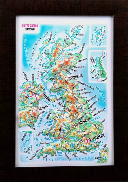 3d relief uk united kingdom souvenir map decor testplay 3d magnet fridge