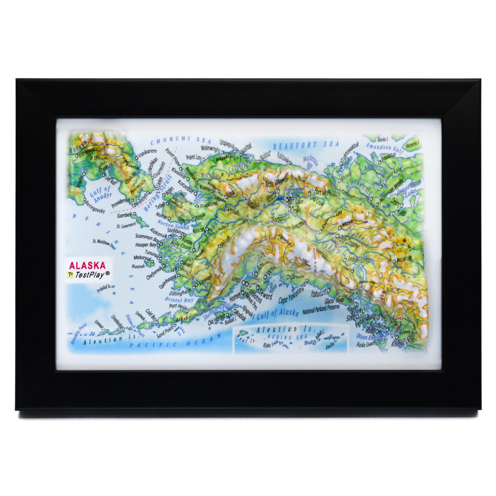 Alaska 3D ski resort map testplay 01