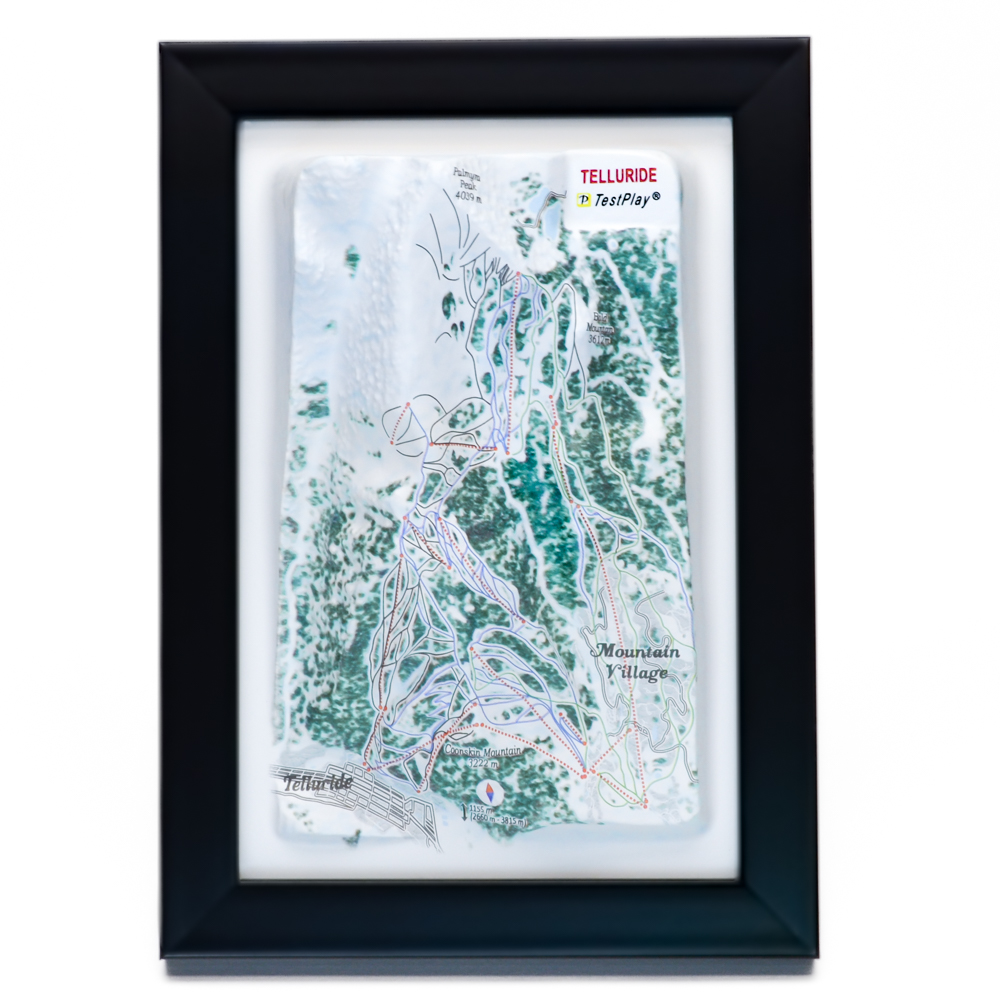 Telluride 3d ski resort map testplay 1