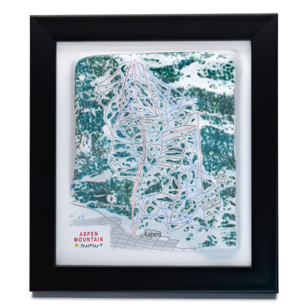 Aspen Mountain 3D ski resort map testplay 1