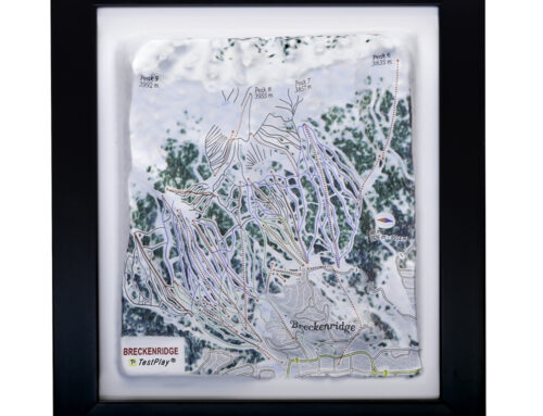 Breckenridge 3D ski resort map