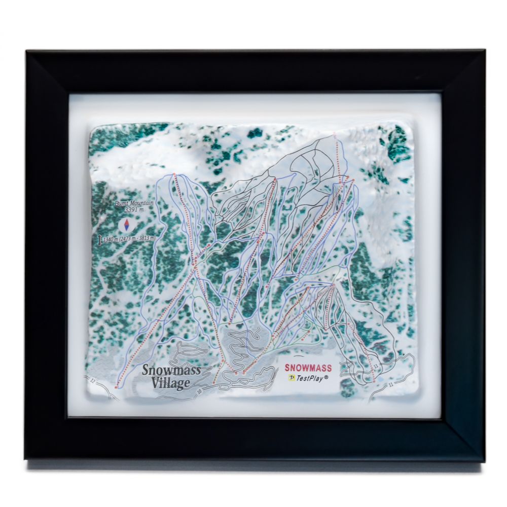 Snowmass 3D ski resort map testplay