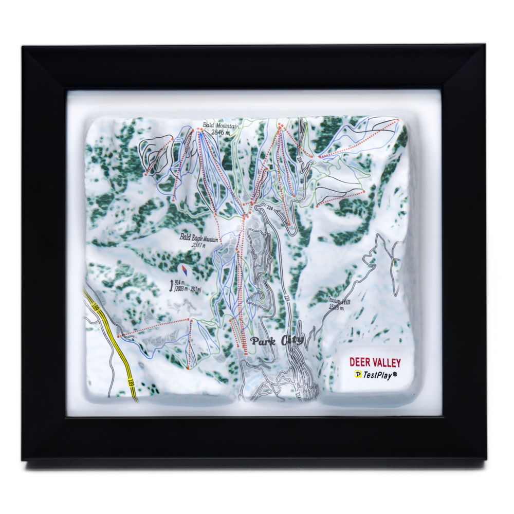 Deer Valley 3D ski resort map testplay 01
