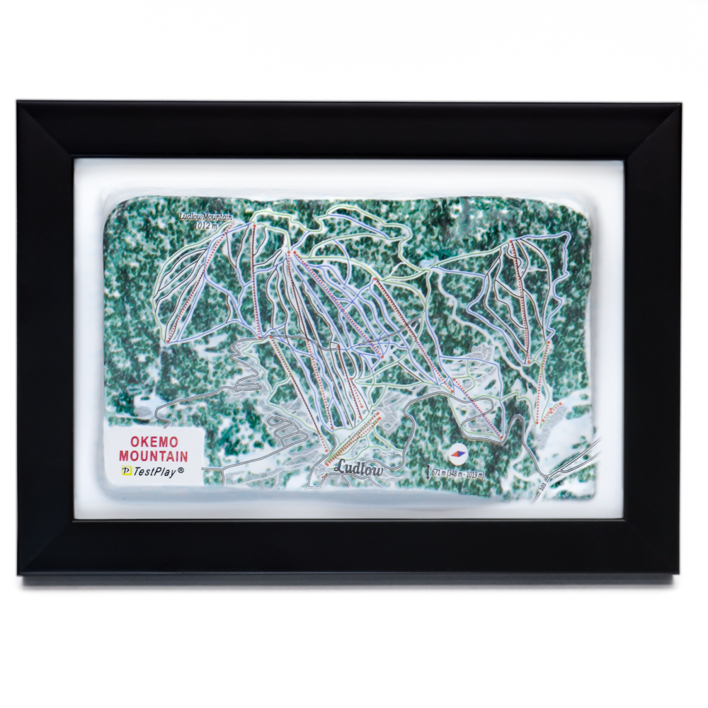 Okemo Mountain 3D ski resort map testplay 01