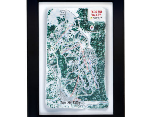 Taos Valley 3D ski resort map