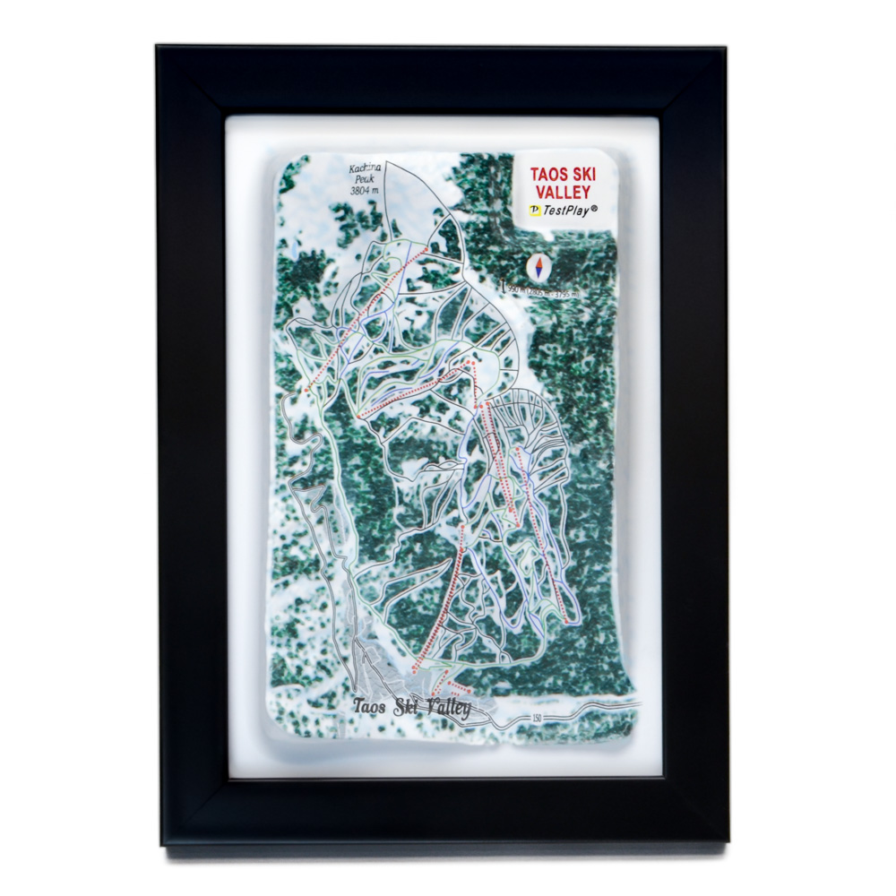Taos Valley 3D ski resort map 01