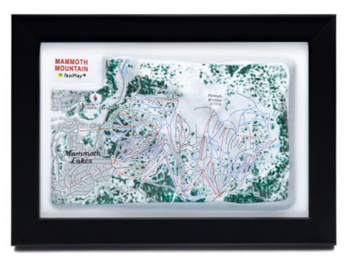 Mammoth Mountain 3D ski resort map