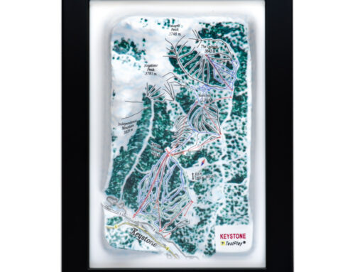 Keystone 3D ski resort map