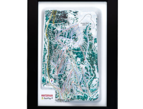 Winter Park 3D ski resort map