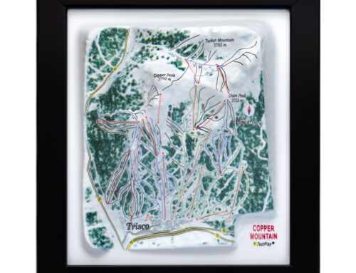 Copper Mountain 3D ski resort map